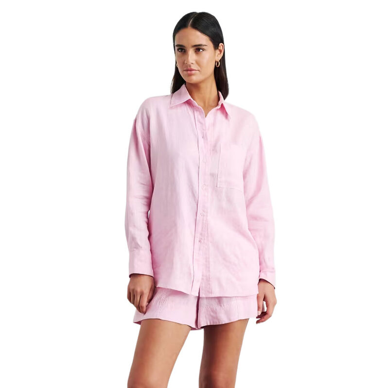 JAG Gigi Linen Relaxed Ls Shirt image number 0